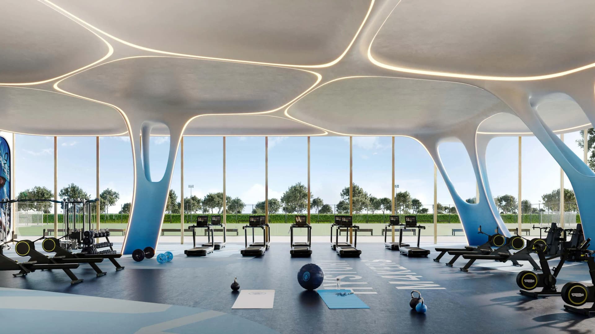 Manchester City Yas Residences by Ohana amenity Gym & Fitness Center in Abu Dhabi, by Ohana Developments