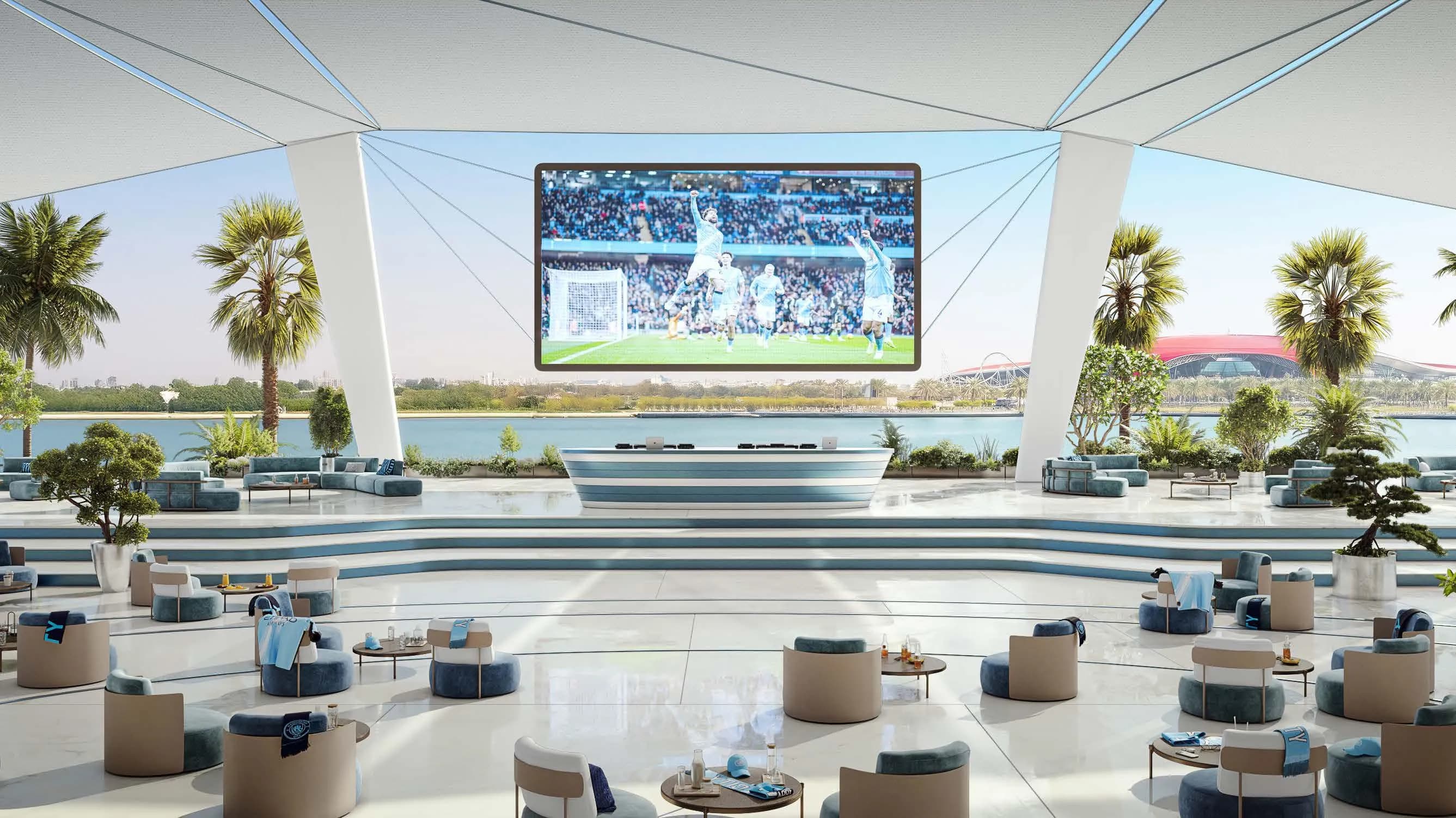 Manchester City Yas Residences by Ohana amenity Match Day Terrace - Abu Dhabi, Dubai - by Ohana Developments