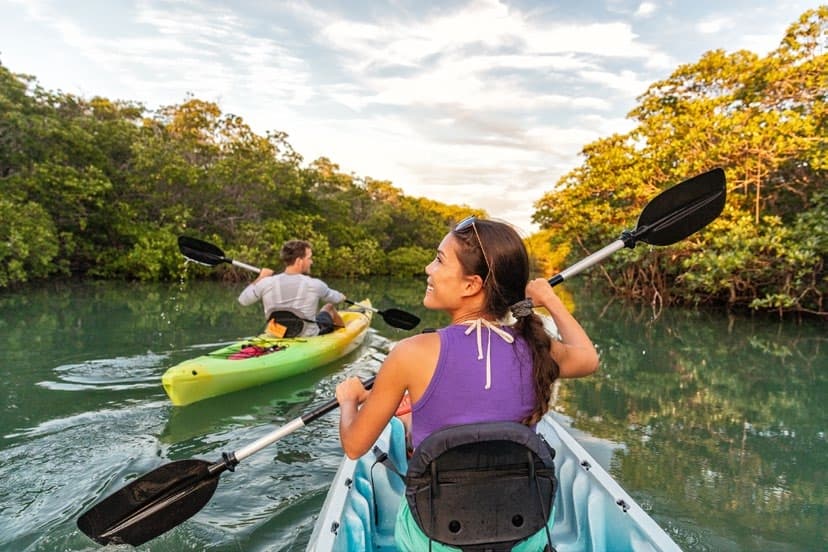Mangrove Village amenity Kayaking - Rabdan, Dubai - by ALAIN