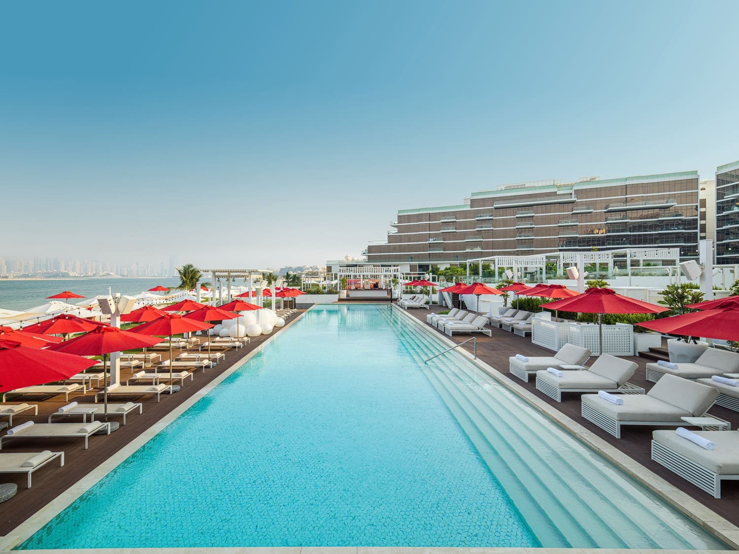 Mansio The8 amenity Residents' Pool in Palm Jumeirah, Dubai, by IFA Hotels and Resorts