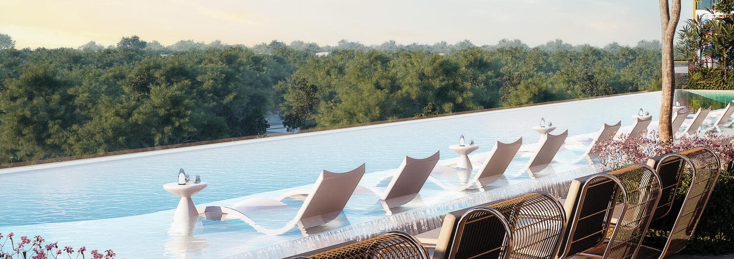 Mansory Residences by Amaal amenity Infinity Pool - Ras Al Khor, Dubai - by Amaal