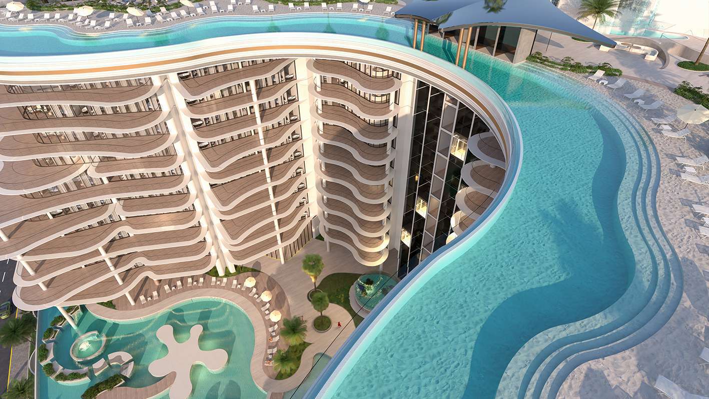 Manta Bay amenity Cabanas On The Roof in Al Marjan Island, Ras Al Khaimah, by Major Developments