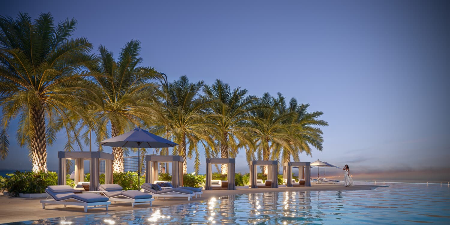 Manta Bay amenity Lagoon Cabanas in Al Marjan Island, Ras Al Khaimah, by Major Developments