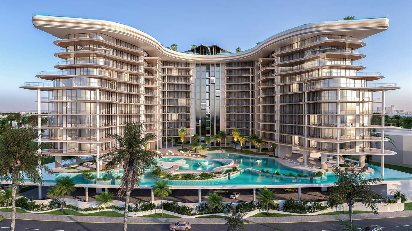 Manta Bay exterior view - Al Marjan Island, Dubai - by Major Developments