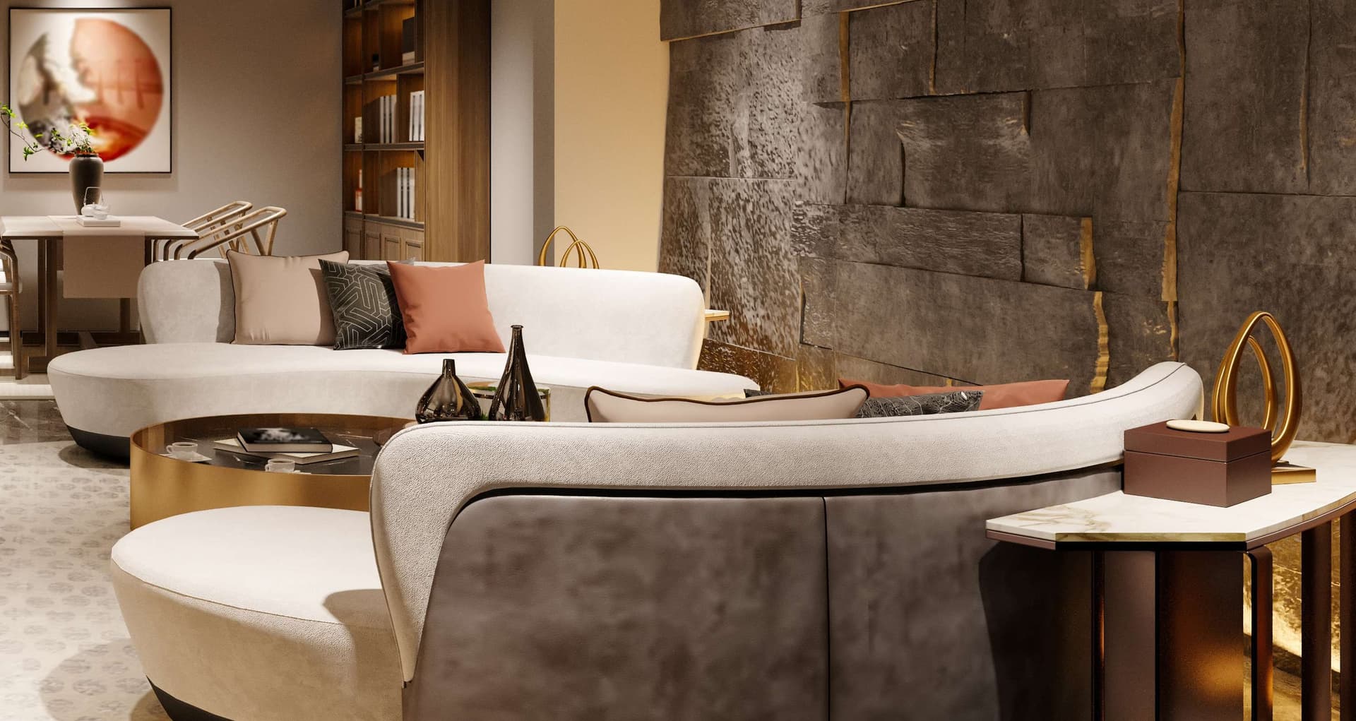 Mar Casa amenity Lounge in Maritime City, Dubai, by Deyaar