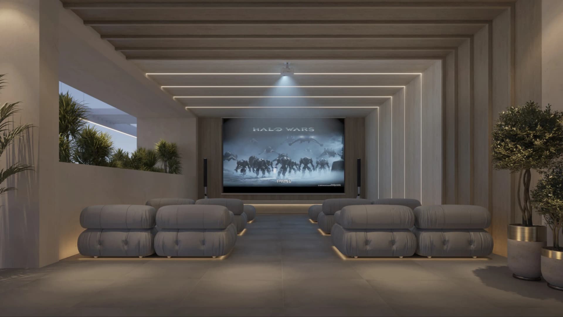 Maravea Residences amenity Cinema in Dubai Islands, Dubai, by Enzo Developers