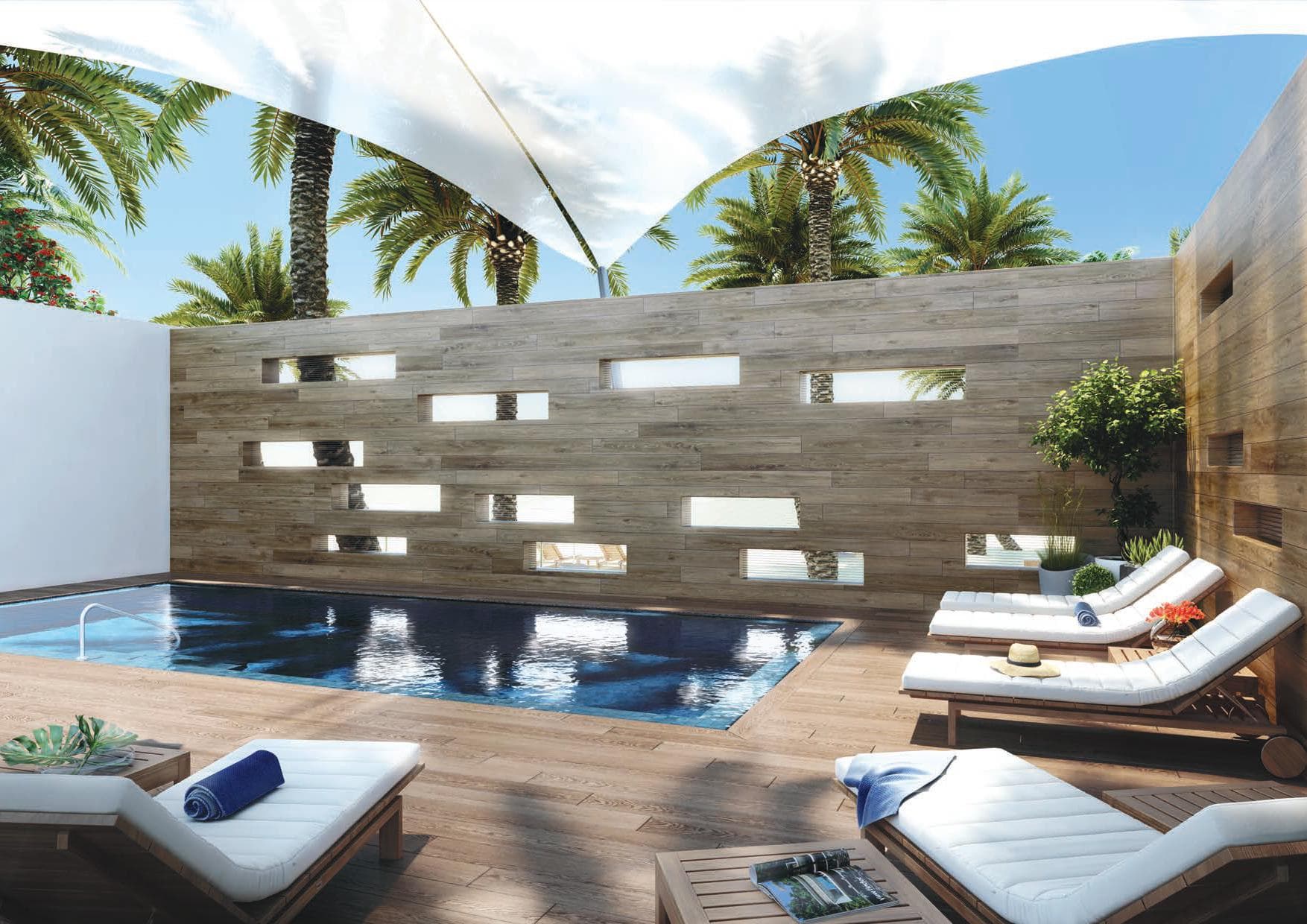 Marbella Villas amenity Waterfront Sun Loungers in Mina Al Arab, Ras Al Khaimah, by RAK Properties