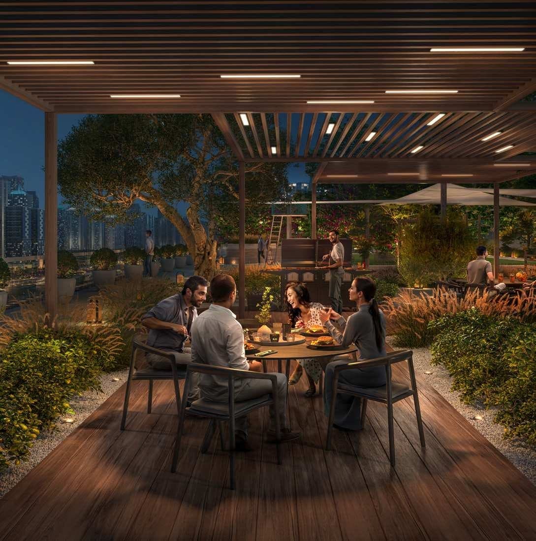 Marina Cove amenity Bbq And Dining Area - Dubai Marina, Dubai - by Emaar