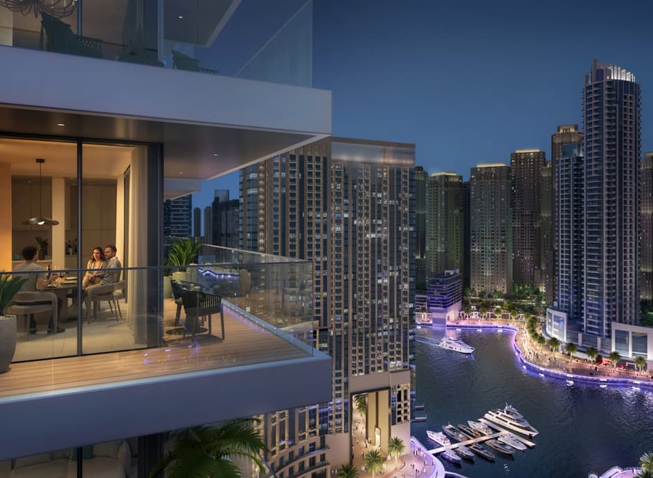 Marina Cove amenity Landscaped Terrace With Panoramic Views - Dubai Marina, Dubai - by Emaar