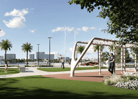 Marina Place amenity Lush Gardens And Green Spaces in Mina Rashid, Dubai, by Emaar