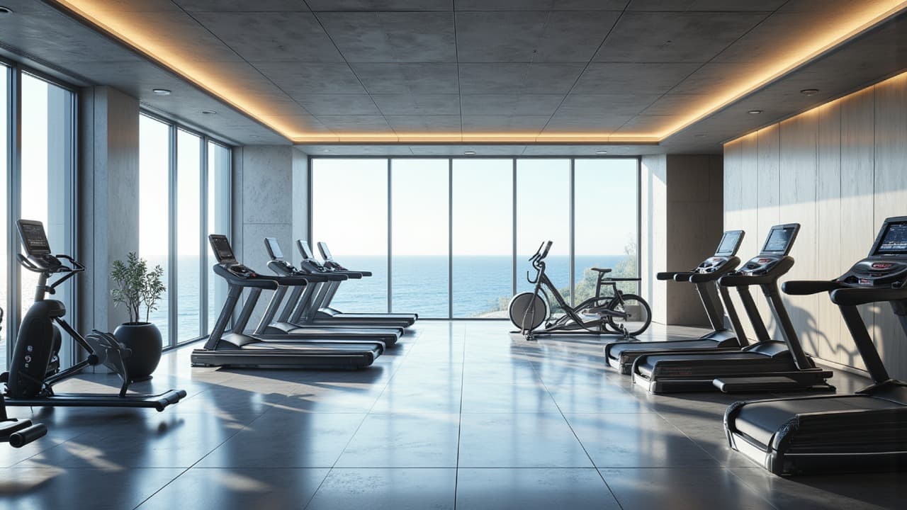 Marlin 2 amenity Gymnasium in Abu Dhabi, by Reportage Properties