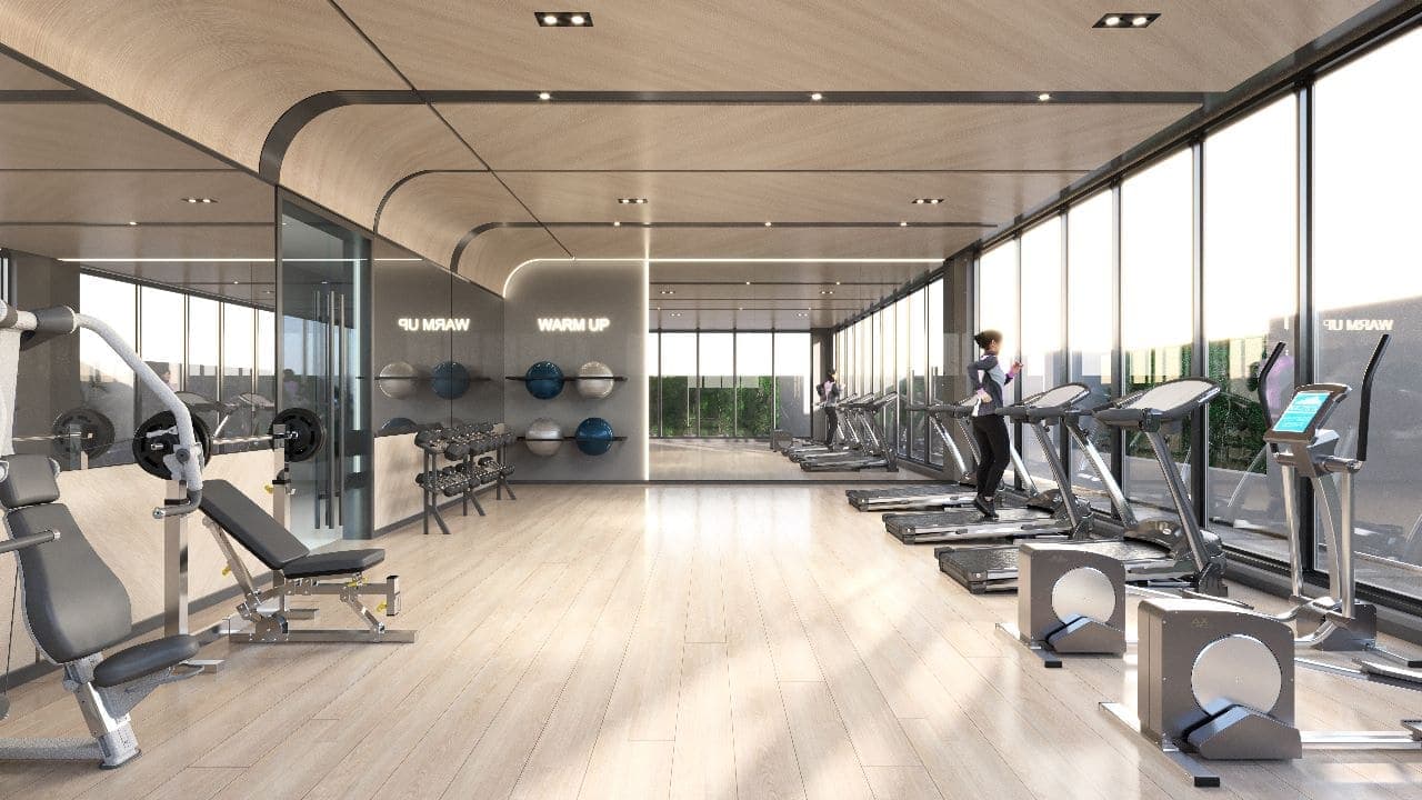 Marquis Elegance amenity Gym - Arjan, Dubai - by Marquis