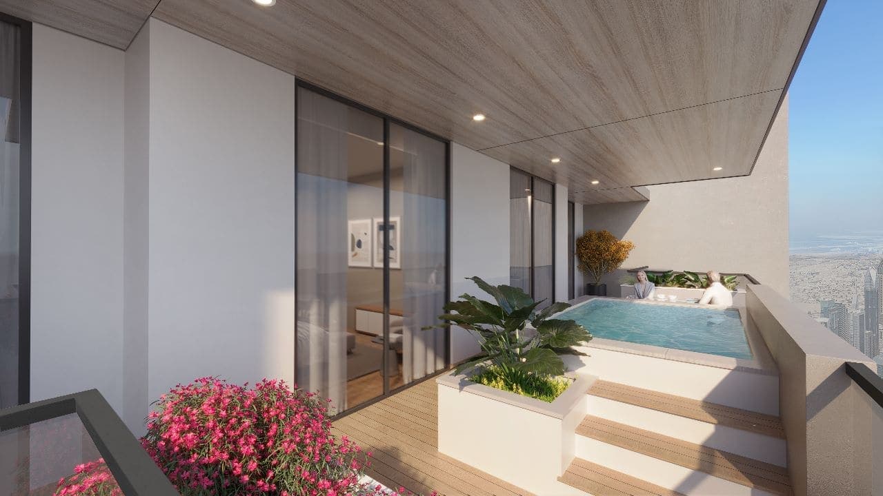 Marquis Elegance amenity Swimming Pool On Roof Top With Complete Privacy - Arjan, Dubai - by Marquis