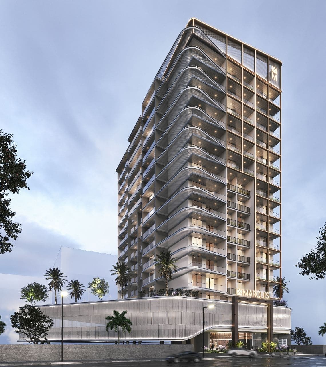 Marquis Elegance exterior view - Arjan, Dubai - by Marquis