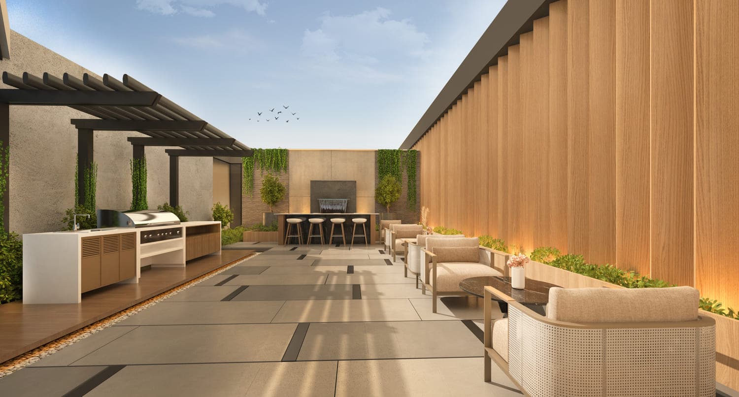 Marquis Galleria amenity Bbq Area in Arjan, Dubai