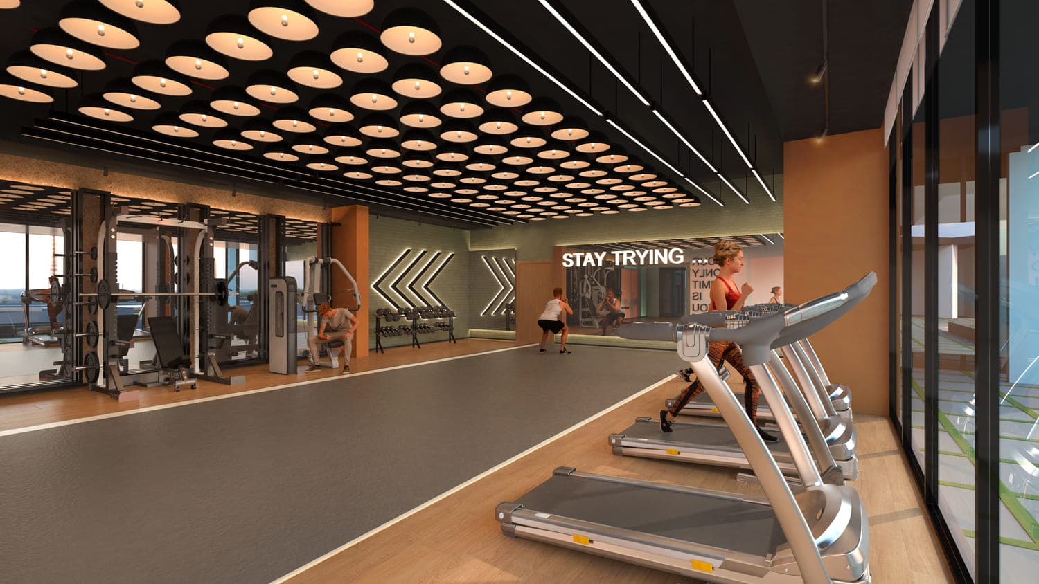 Marquis Galleria amenity Fully Equipped Gym in Arjan, Dubai