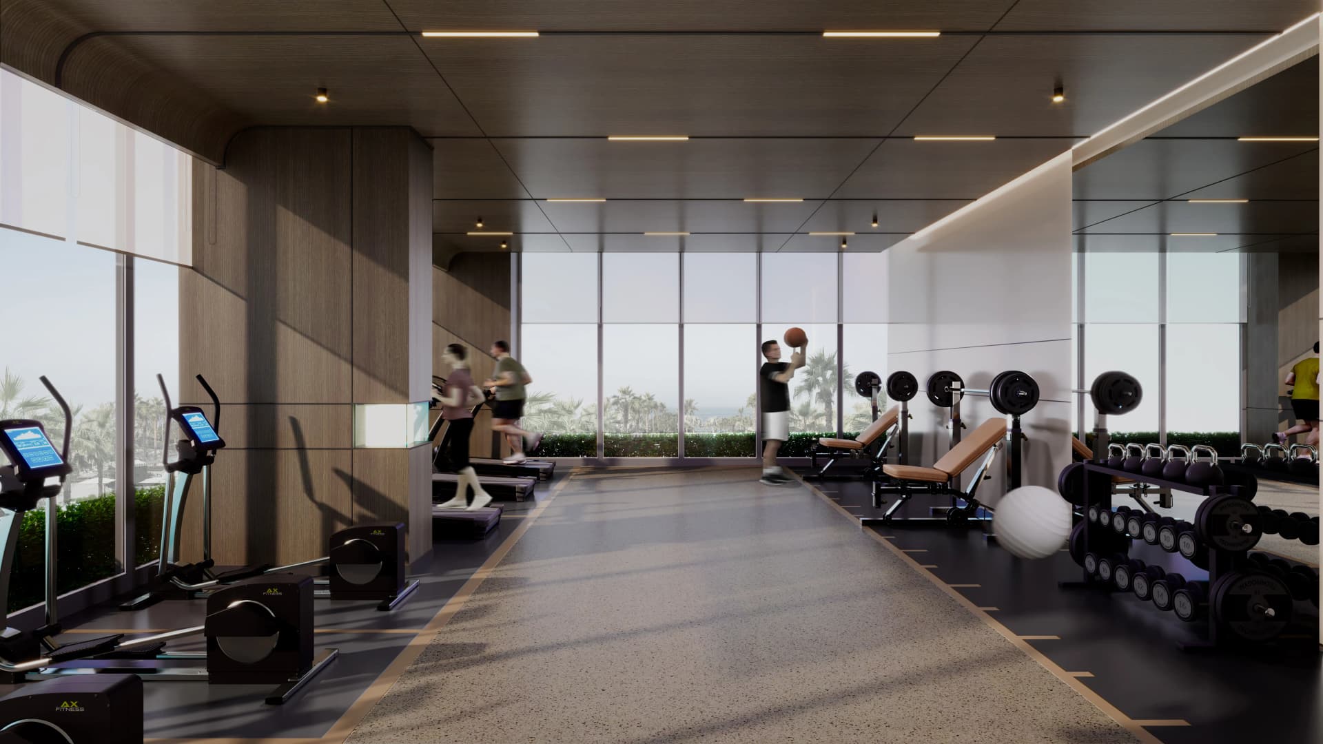 Marquis Horizon amenity Fully Equipped Gym in Madinat Al Mataar, Dubai