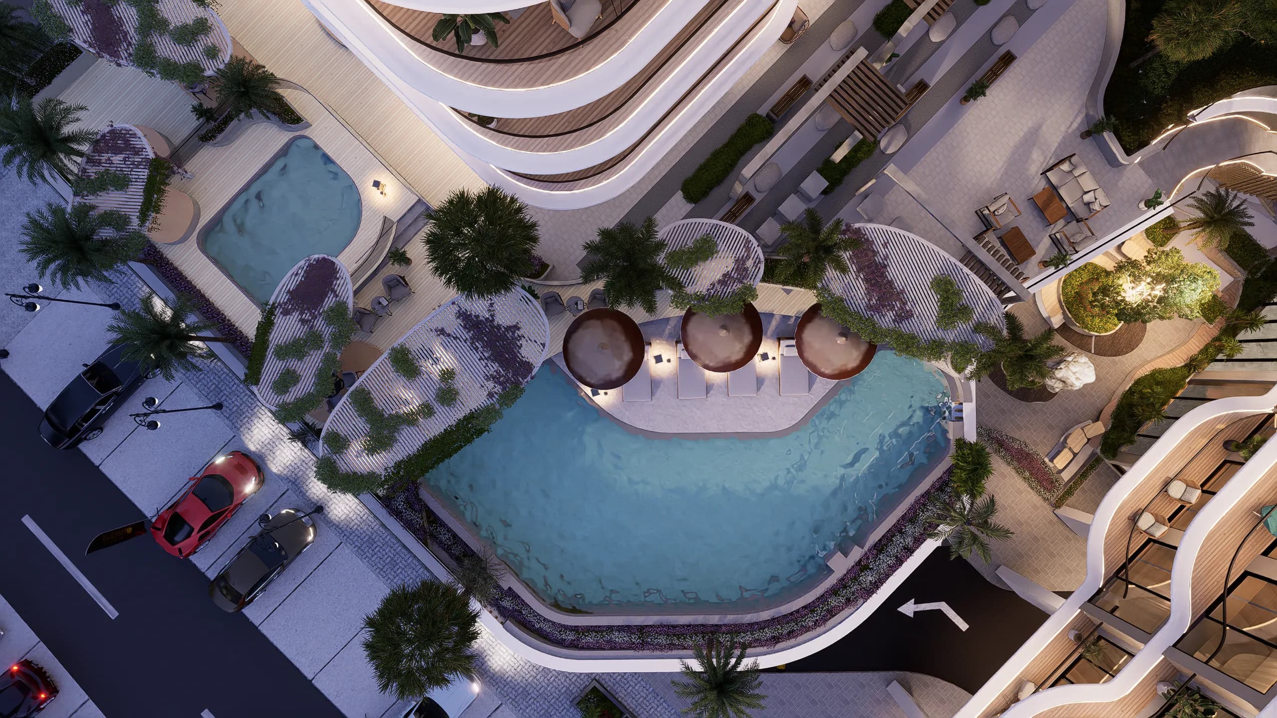 Marquis Horizon amenity Infinity Swimming Pool - Madinat Al Mataar, Dubai - by Marquis
