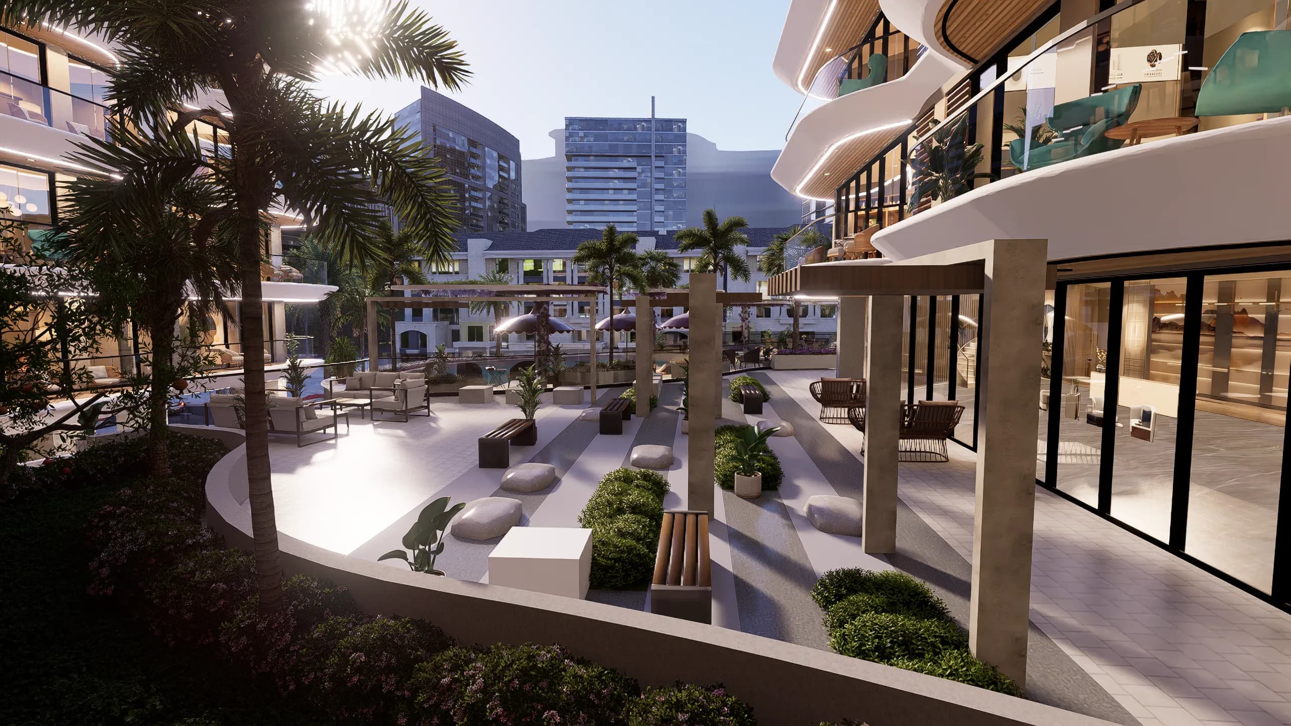 Marquis Horizon amenity Outdoor Longe & Seating - Madinat Al Mataar, Dubai - by Marquis