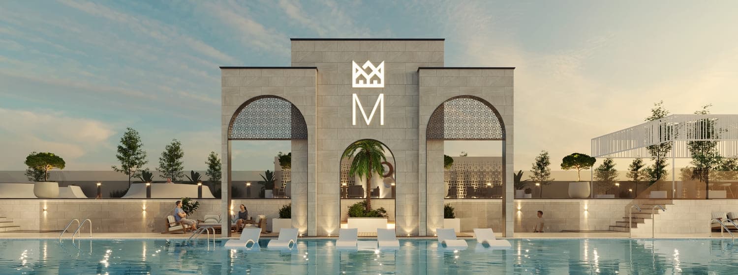 Marquis Insignia amenity Olympic Size Infinity Sky Pool - Arjan, Dubai - by Marquis