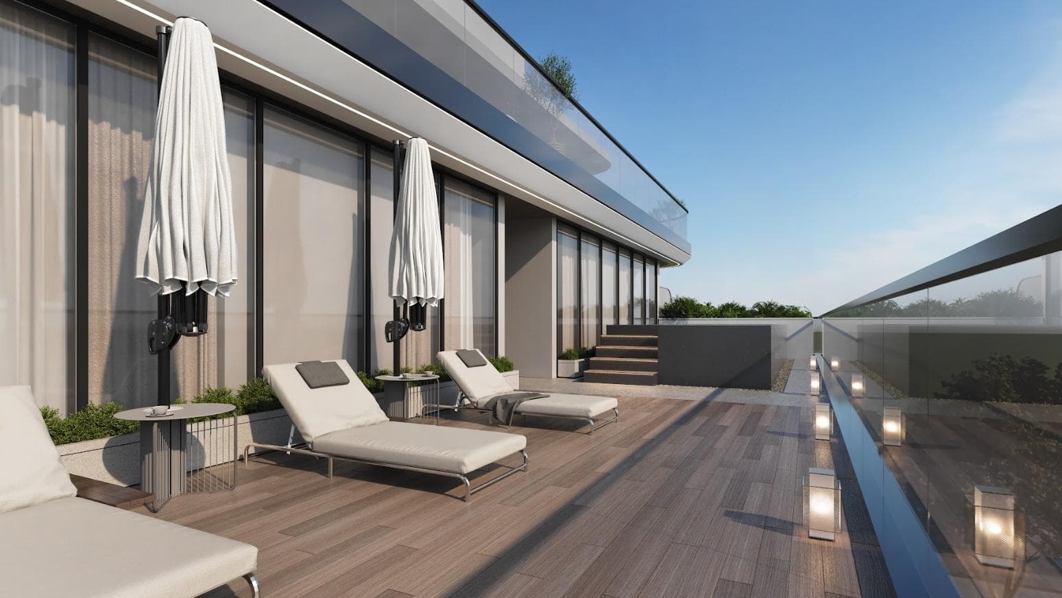 Marquis One amenity Common Terrace - Arjan, Dubai - by Marquis