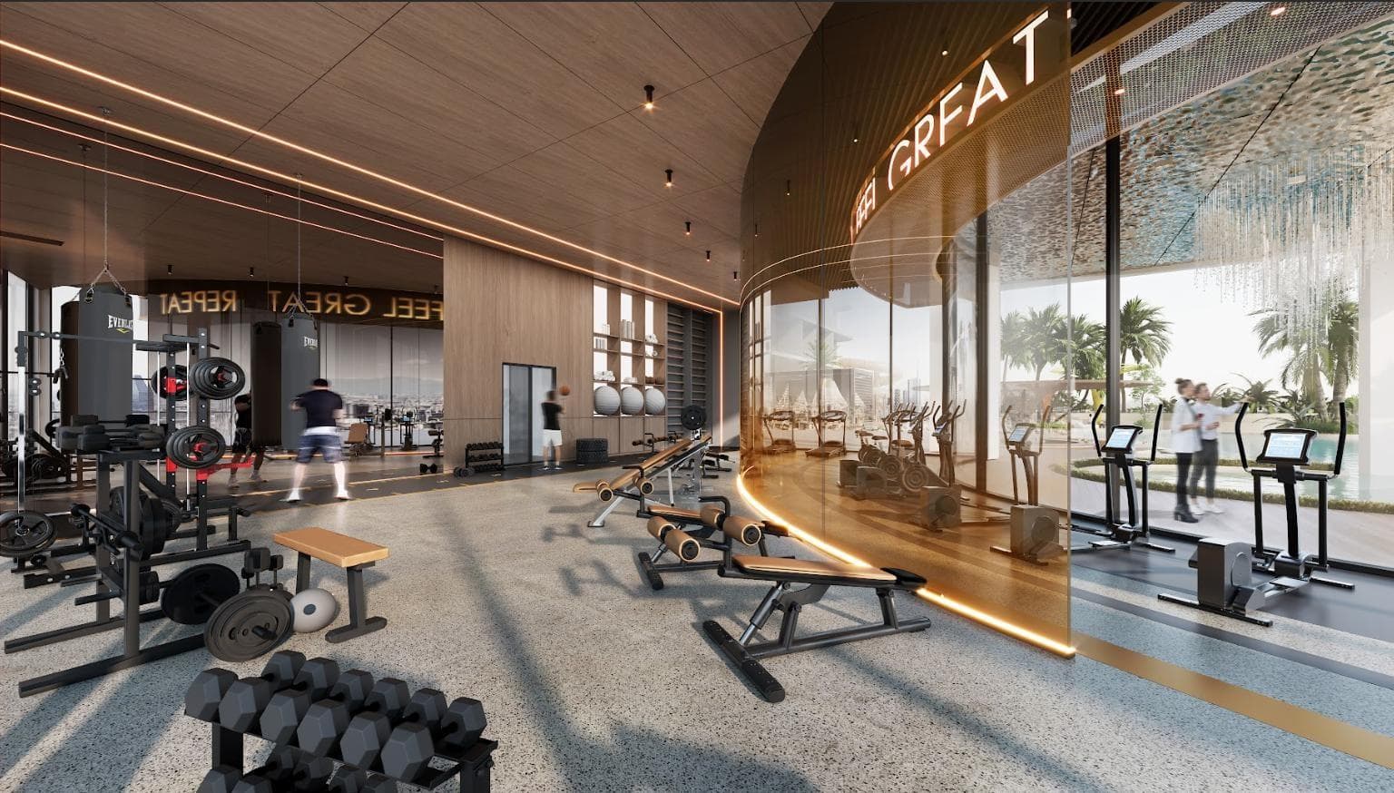 Marquis One amenity Gym - Arjan, Dubai - by Marquis