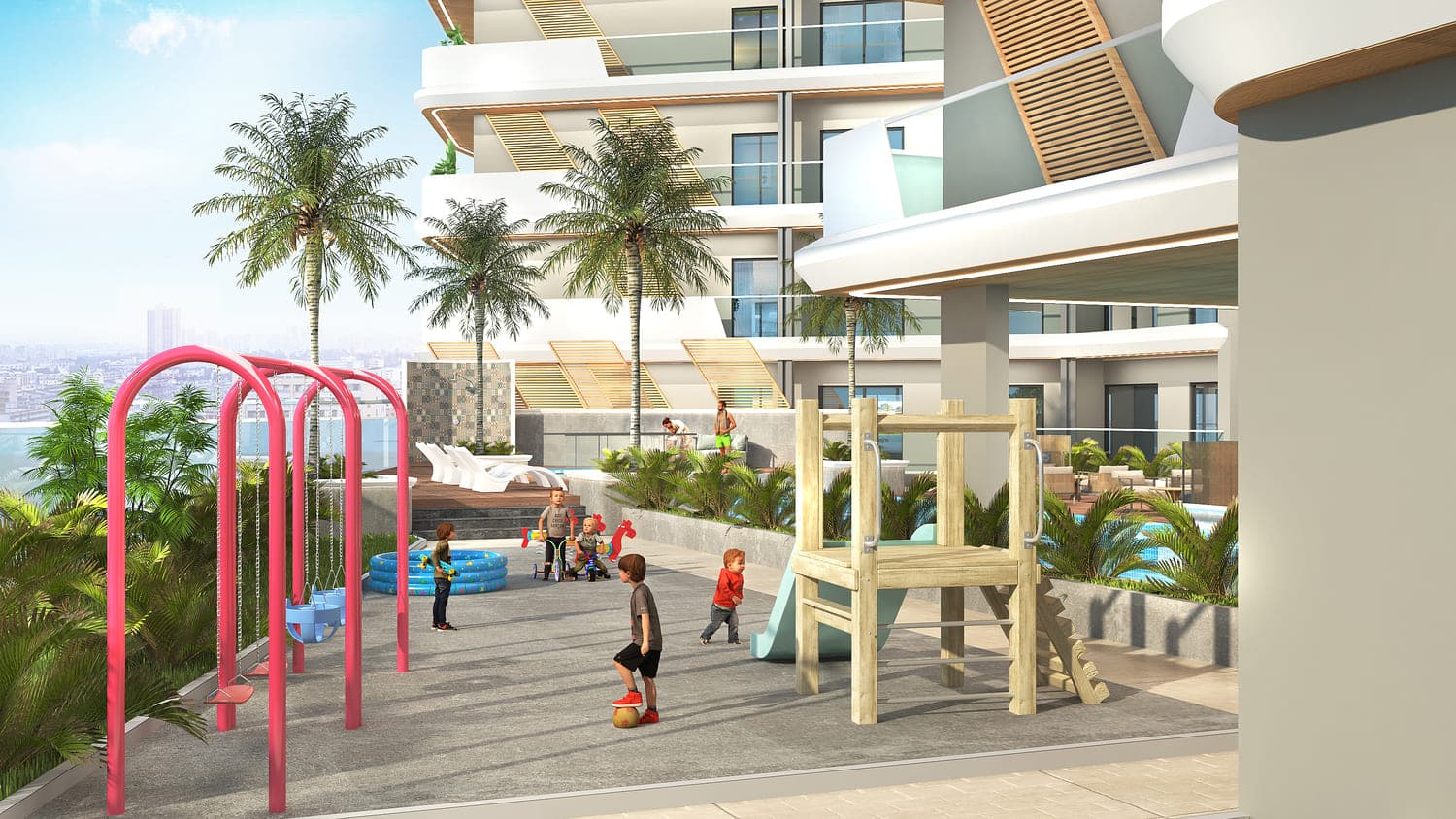 Marquis Signature amenity Kids Play Area in Arjan, Dubai