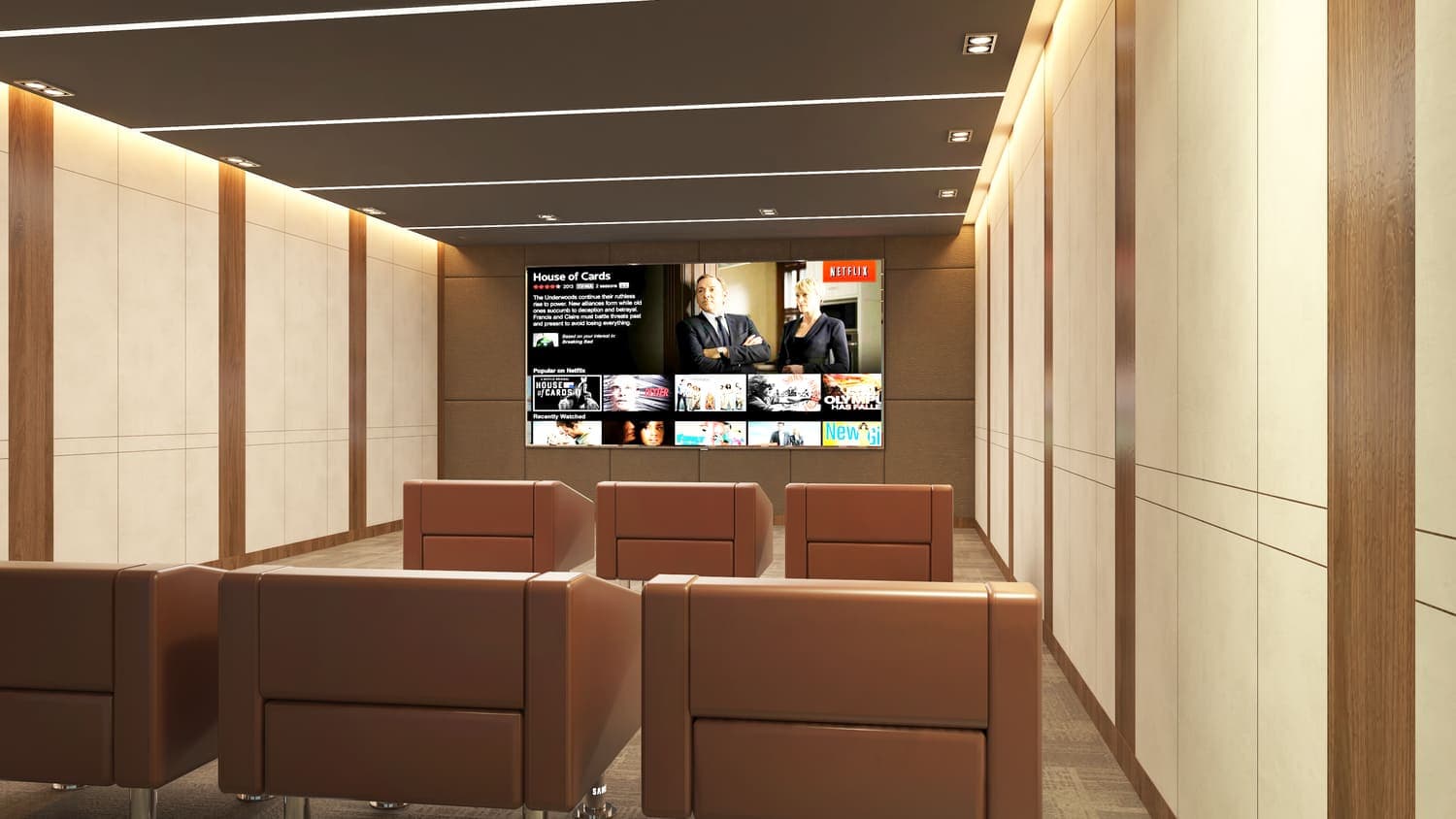 Marquis Signature amenity Home Theatre in Arjan, Dubai