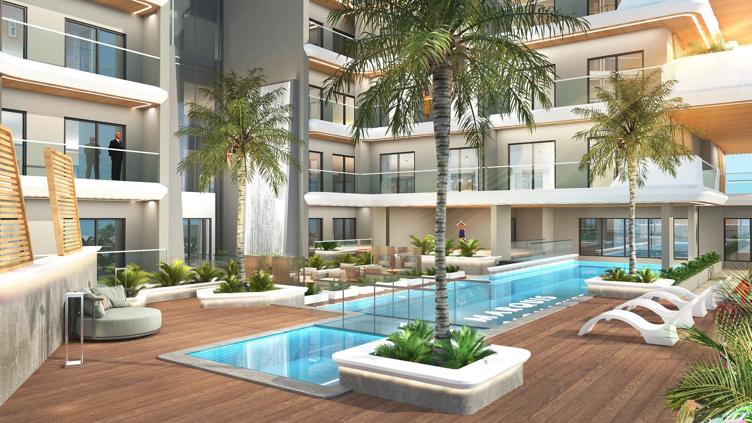 Marquis Signature amenity Kids Pool in Arjan, Dubai