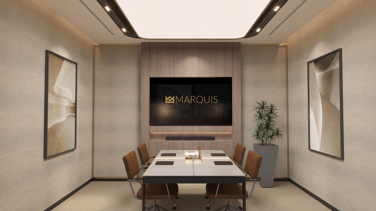 Marquis Vista amenity Conference Room - Dubailand Residence Complex, Dubai - by Marquis