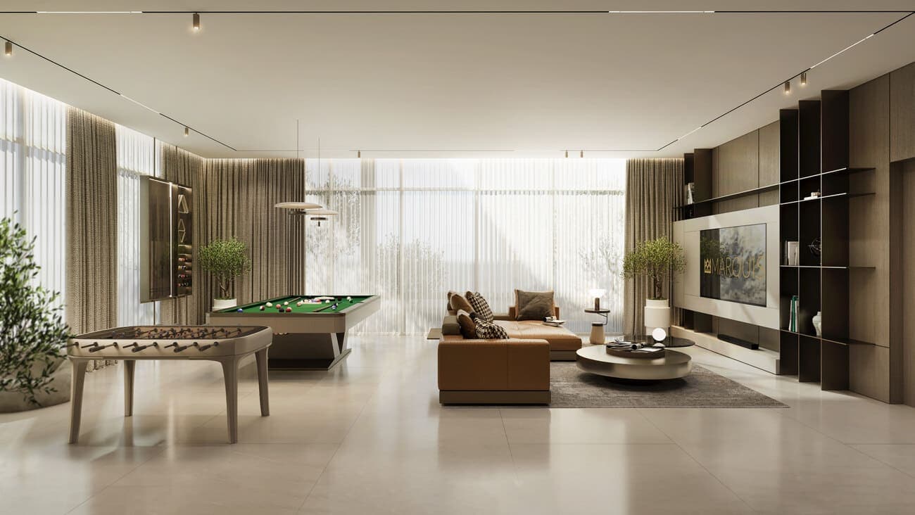 Marquis Vista amenity Game Area - Dubailand Residence Complex, Dubai - by Marquis