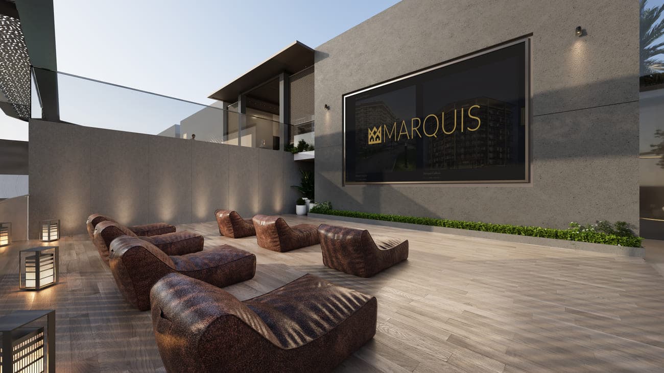 Marquis Vista amenity Open Cinema - Dubailand Residence Complex, Dubai - by Marquis