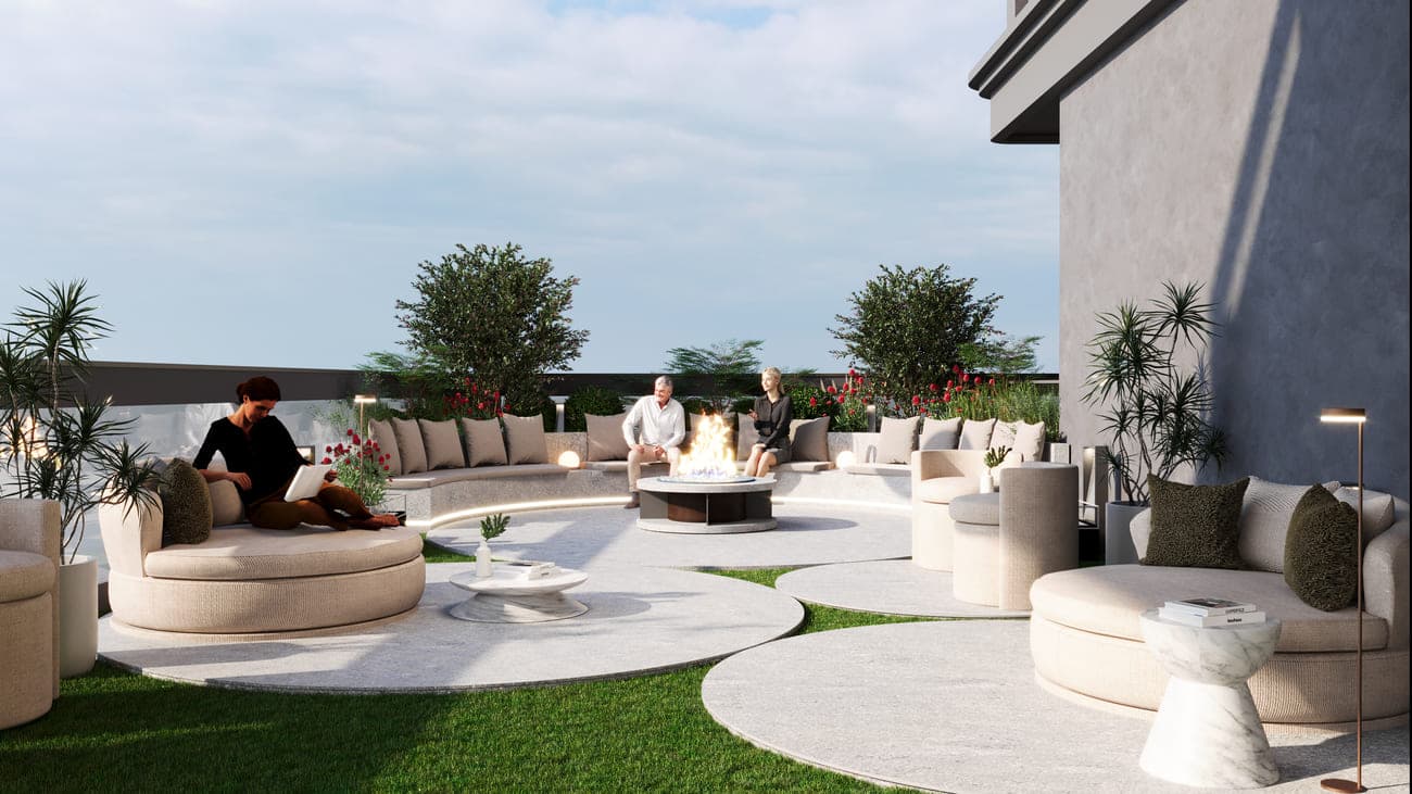 Marquis Vista amenity Seating Area - Dubailand Residence Complex, Dubai - by Marquis