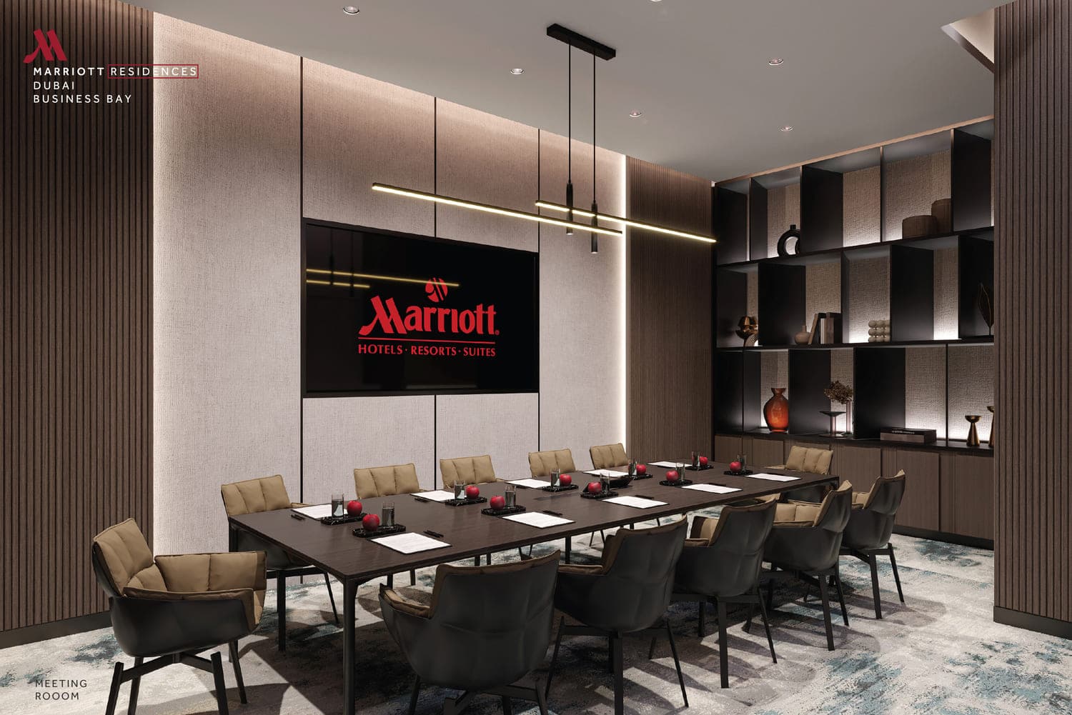 Marriott Residences amenity Meeting Room - Business Bay, Dubai - by Fortune 5