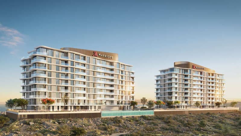 Marriott Residences by Dar Global exterior view - Muscat Governorate, Dubai - by Dar Global