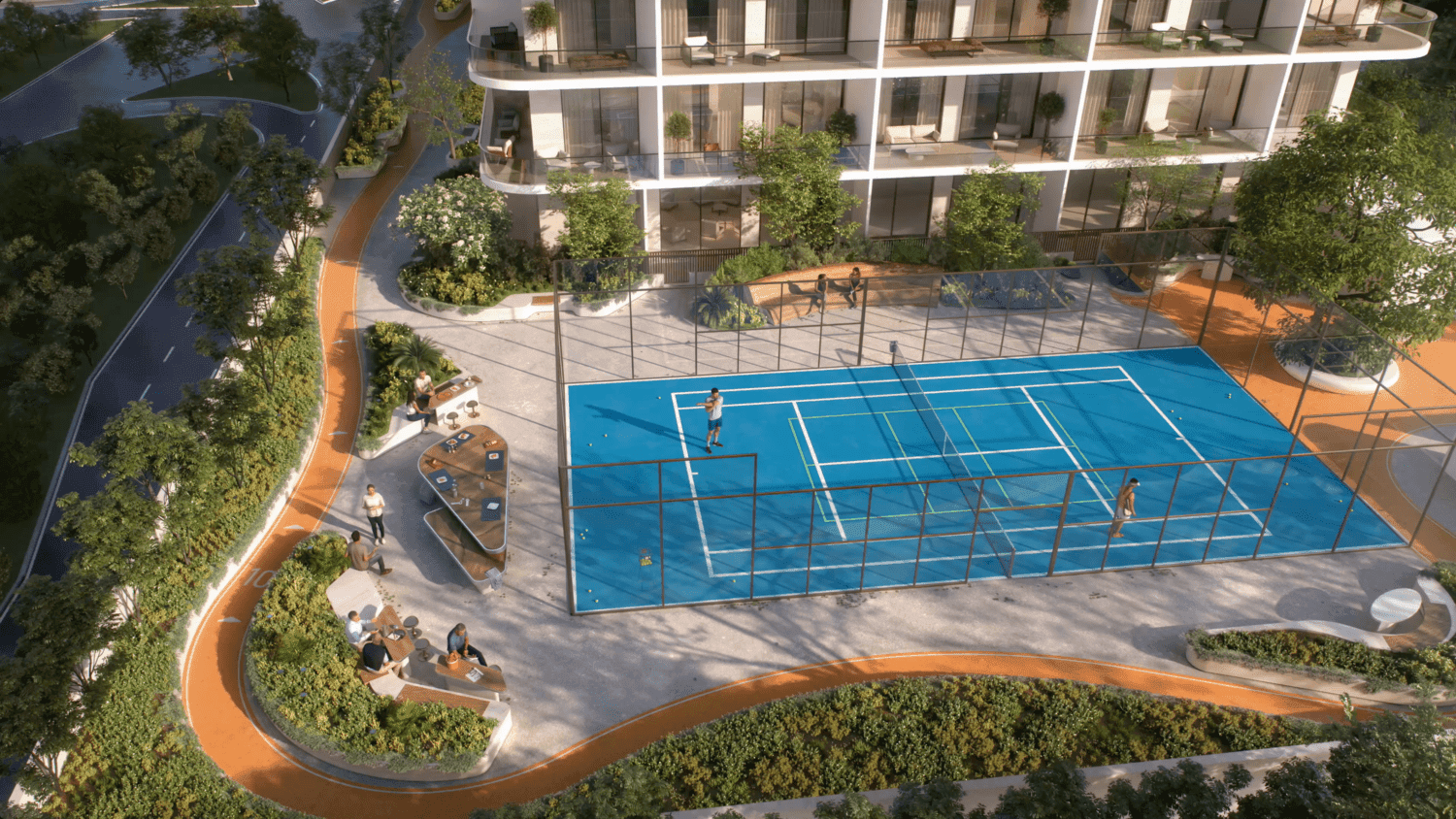 Marriott Residences JLT amenity Paddle Tennis Court - JLT (Jumeirah Lake Towers), Dubai - by Saba Properties
