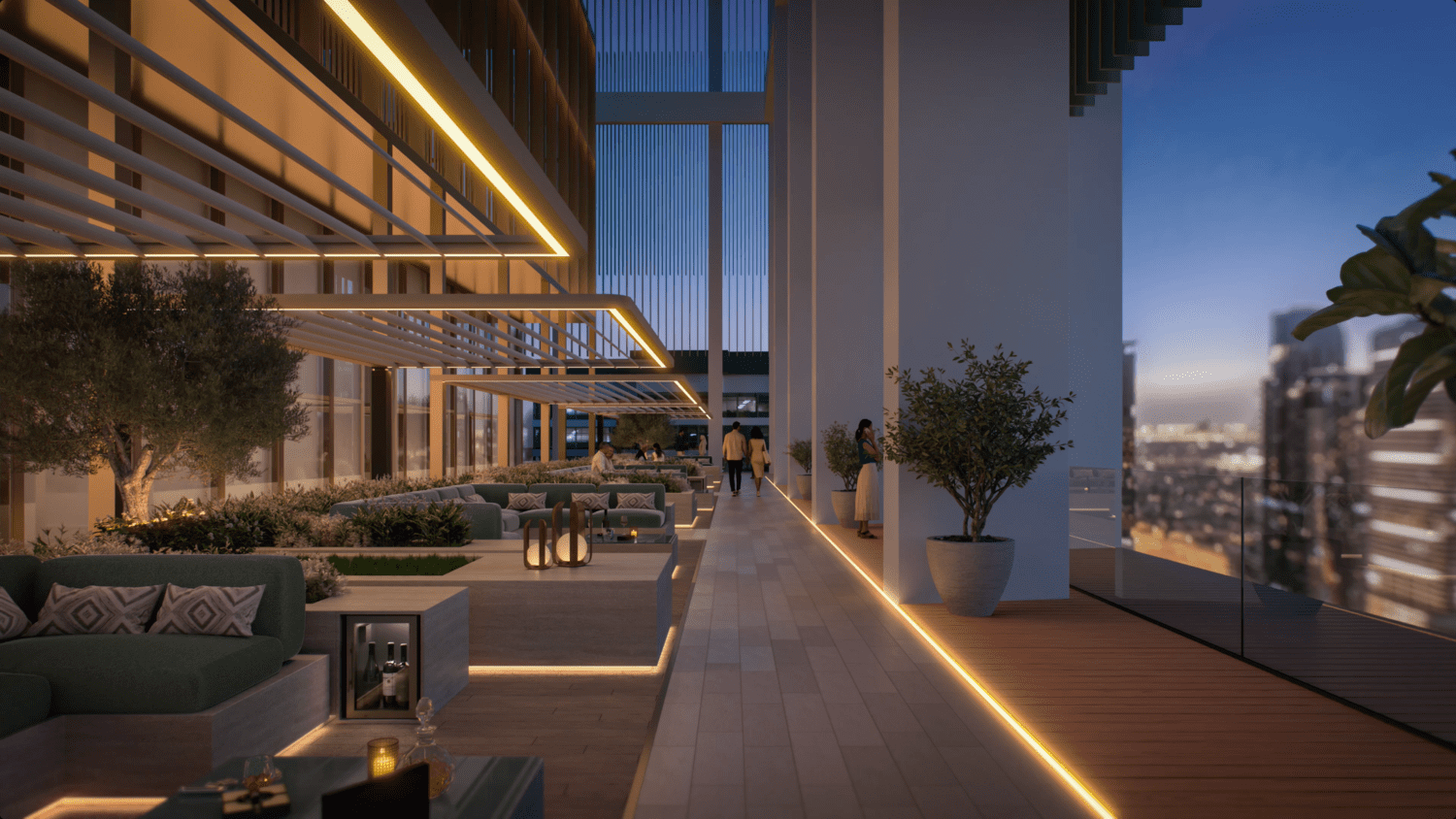 Marriott Residences JLT amenity Seating Area - JLT (Jumeirah Lake Towers), Dubai - by Saba Properties