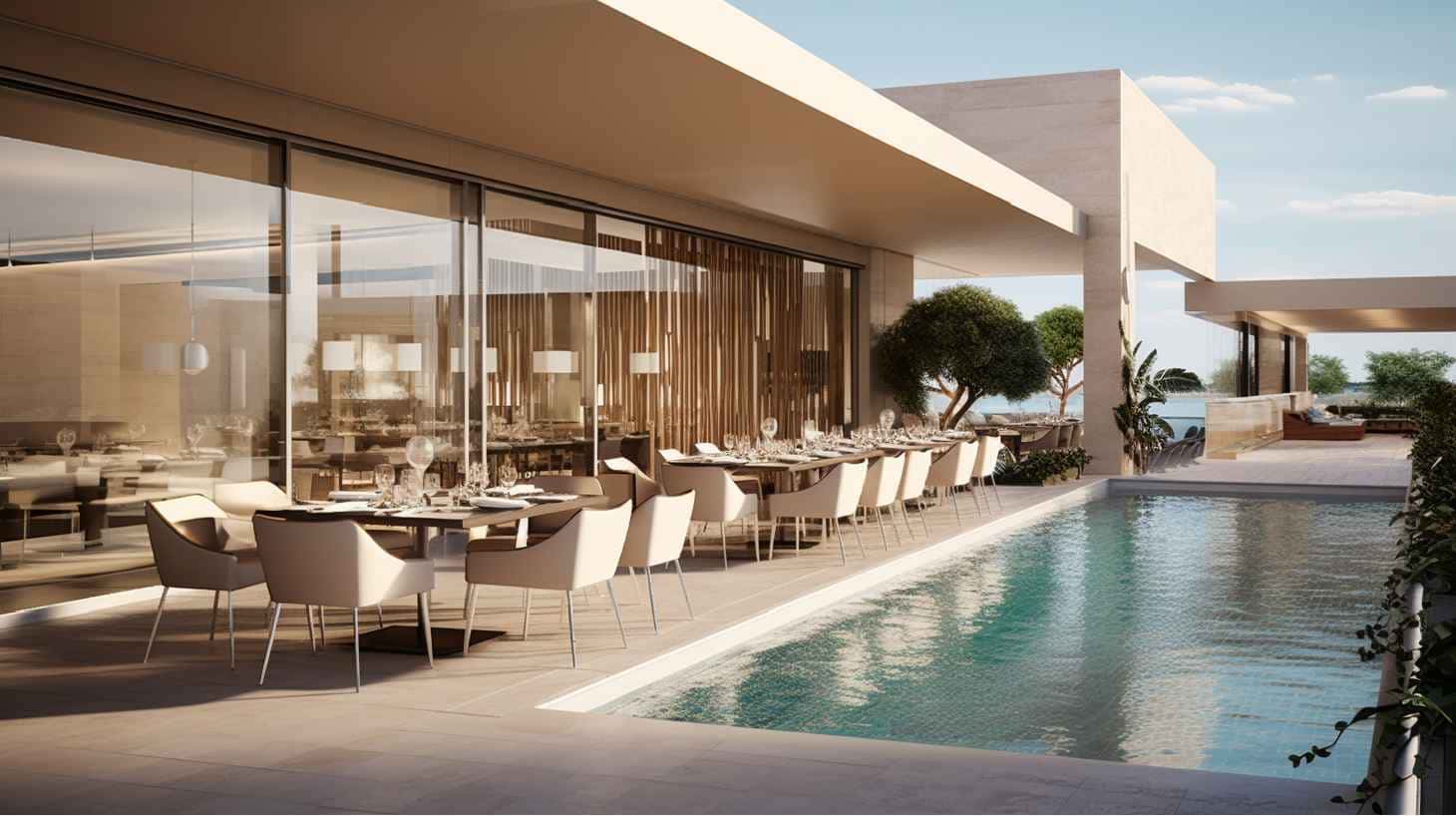 Marriott Residences JVC amenity Retaurant - JVC (Jumeirah Village Circle), Dubai - by Khamas Group of Investment Companies and Kappa Acca Real Estate Development