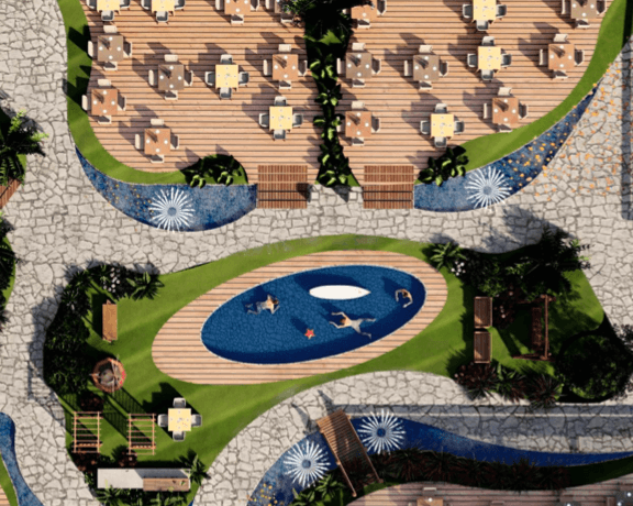 Marriott Residences JVC amenity Swimming Pool - JVC (Jumeirah Village Circle), Dubai - by Khamas Group of Investment Companies and Kappa Acca Real Estate Development