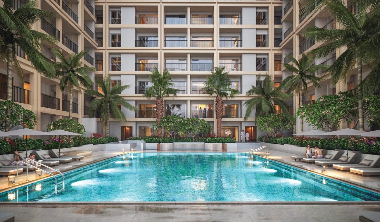 Marriott Residences Sheikh Zayed Road amenity Swimming Pool - Al Barsha, Dubai - by API