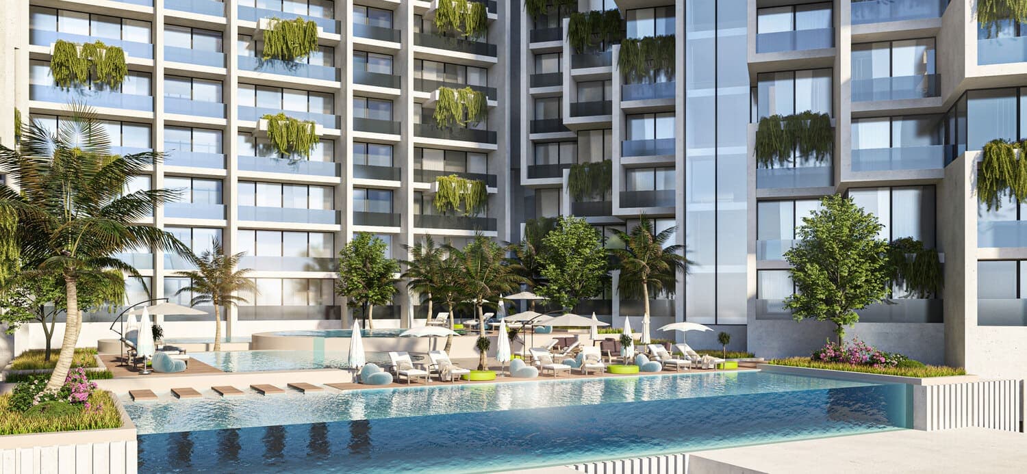 Masa Residence amenity Swimming Pool - Al Marjan Island, Dubai - by Durar Group