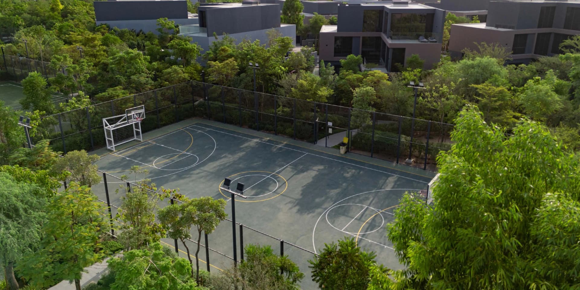 Masaar 3 Layan amenity Basketball & Padel Courts in Al Rowdat Suburb, Sharjah, by Arada