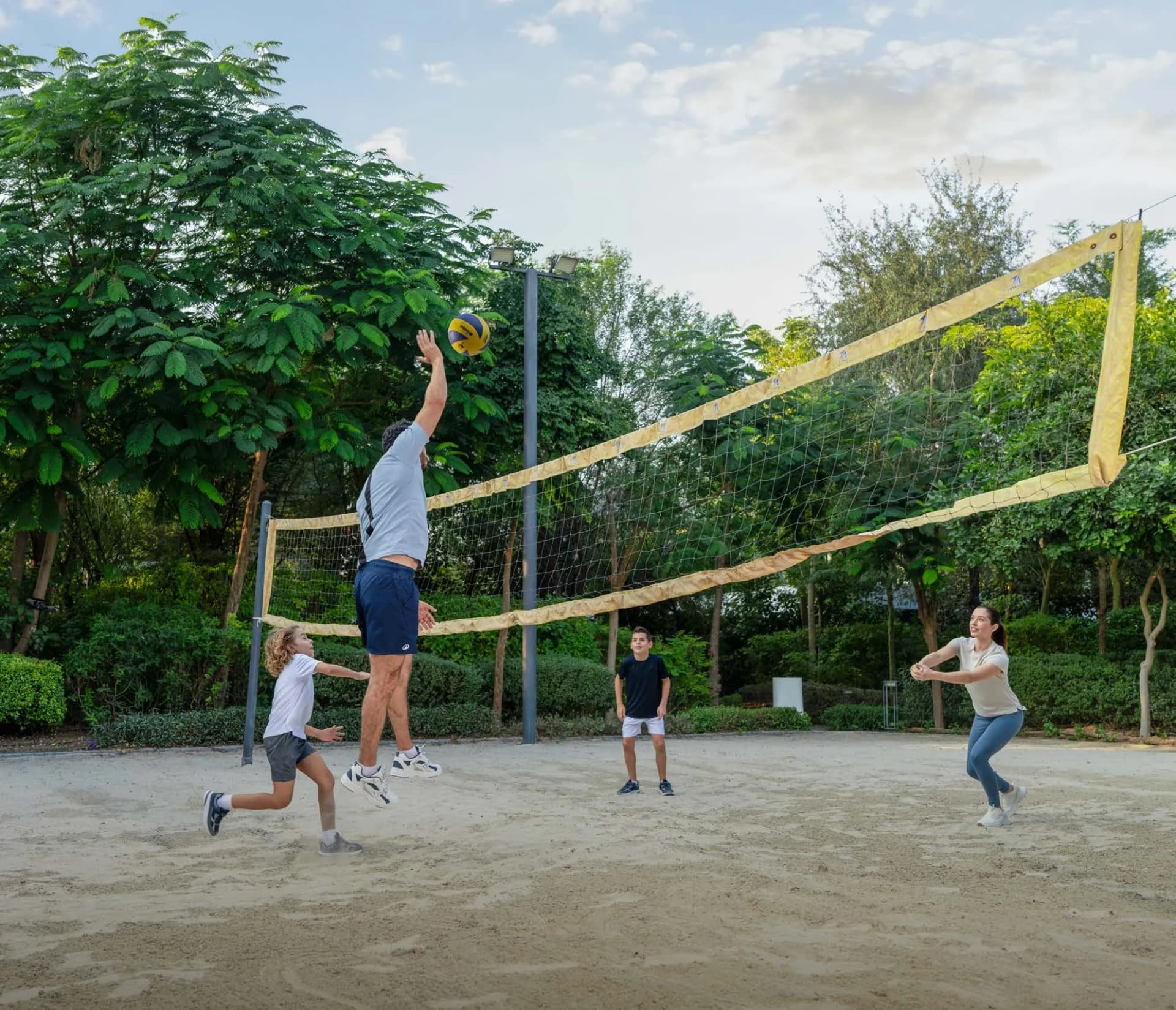 Masaar 3 Layan amenity Volleyball Area in Al Rowdat Suburb, Sharjah, by Arada