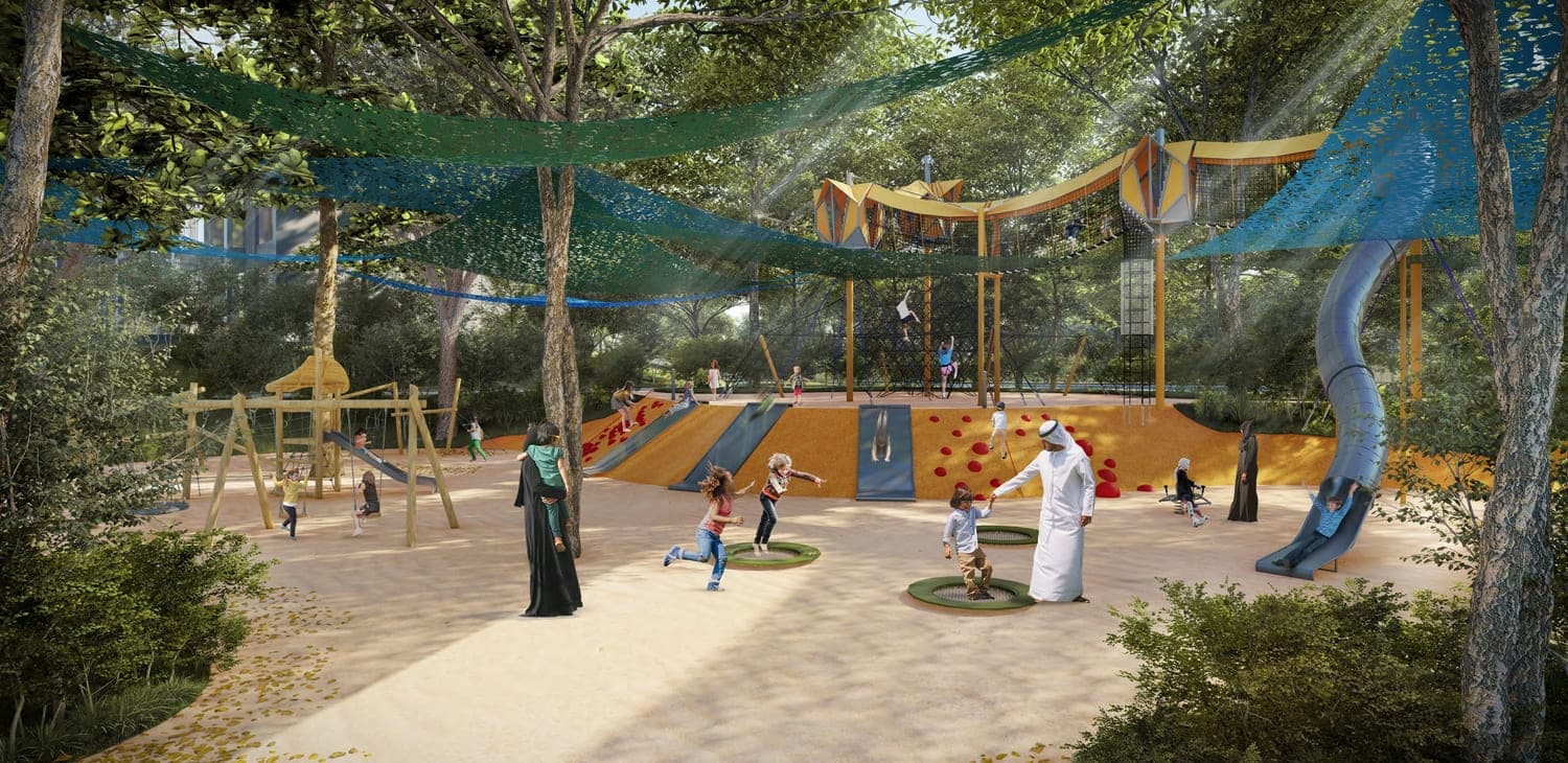 Masaar Azalea amenity Kids Play Area in Tilal, Sharjah, by Arada