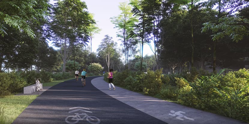 Masaar Azalea amenity Jogging Trails in Tilal, Sharjah, by Arada
