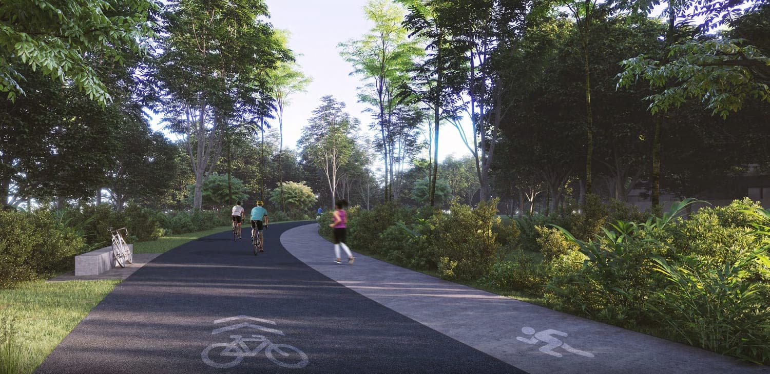 Masaar Robinia amenity 6.6-Km Professional Jogging And Cycling Track - Tilal, Dubai - by Arada