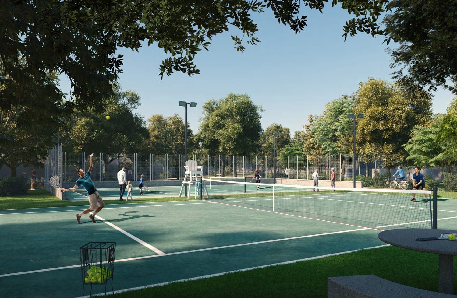 Masaar Robinia amenity Outdoor Sports Facilities - Tilal, Dubai - by Arada