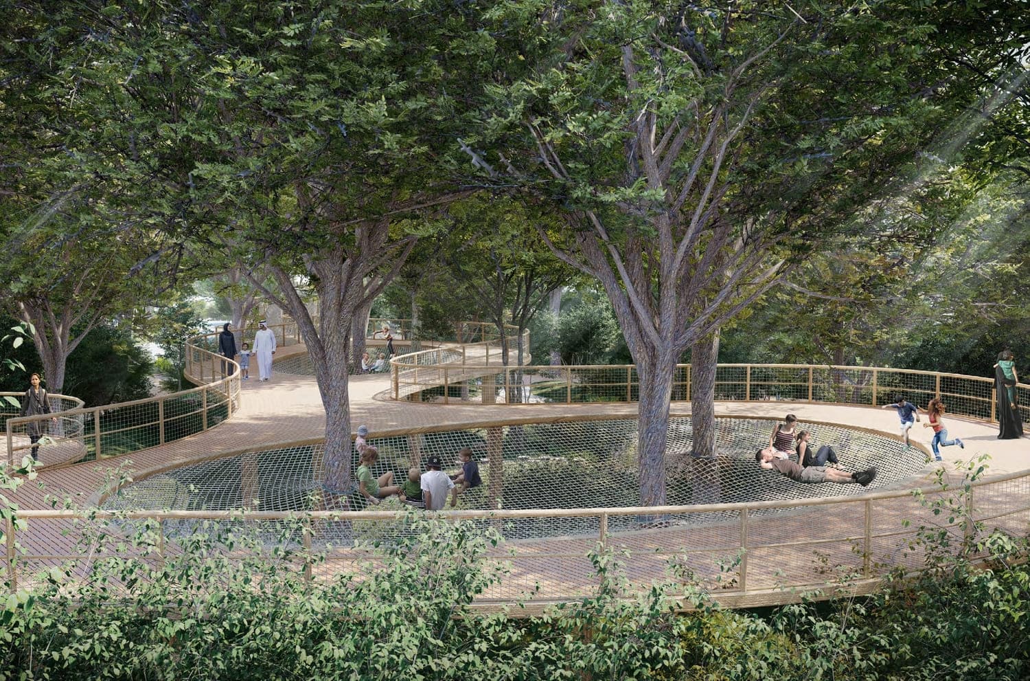 Masaar Robinia amenity Park And Leisure Area in Tilal, Sharjah, by Arada