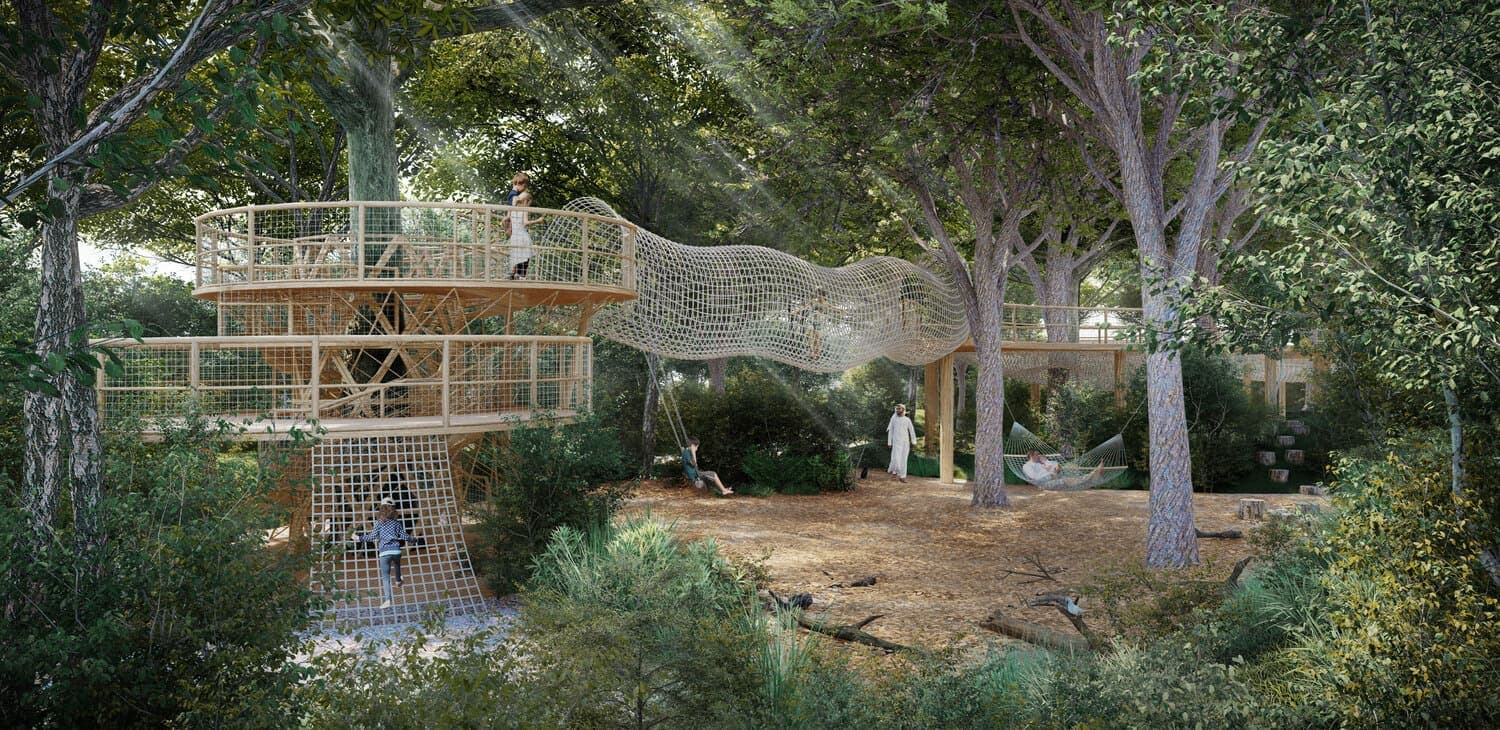 Masaar Sarai amenity Kids Adventure Playground in Tilal, Sharjah, by Arada