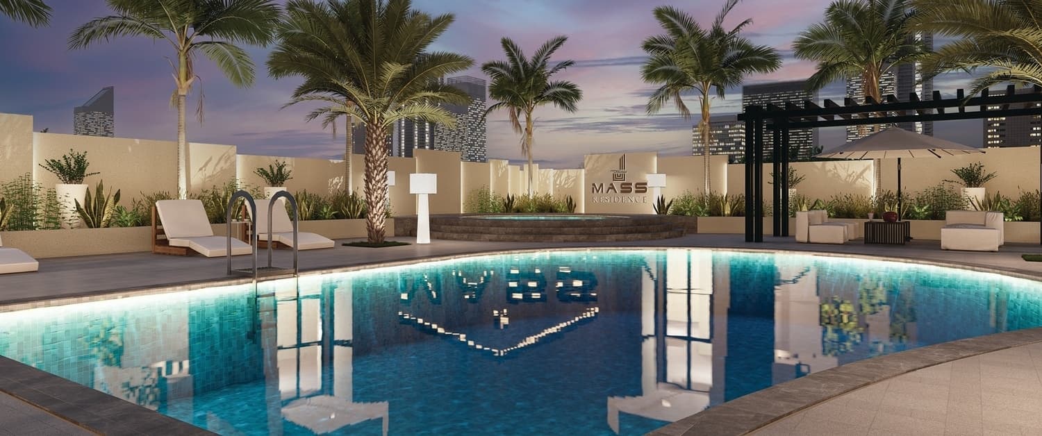 Mass Residences amenity Adult Swimming Pool - JVC (Jumeirah Village Circle), Dubai - by Jaiedco Development